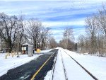 Looking west from North Branch Station 